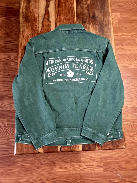 Denim Tears Other - Denim Tears x Levi's Type-2 Long-Sleeve Green Denim Jacket. Size Large